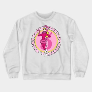 RETRO CARTOON VINTAGE - PENELOPE CASCO - RACING CARS Crewneck Sweatshirt